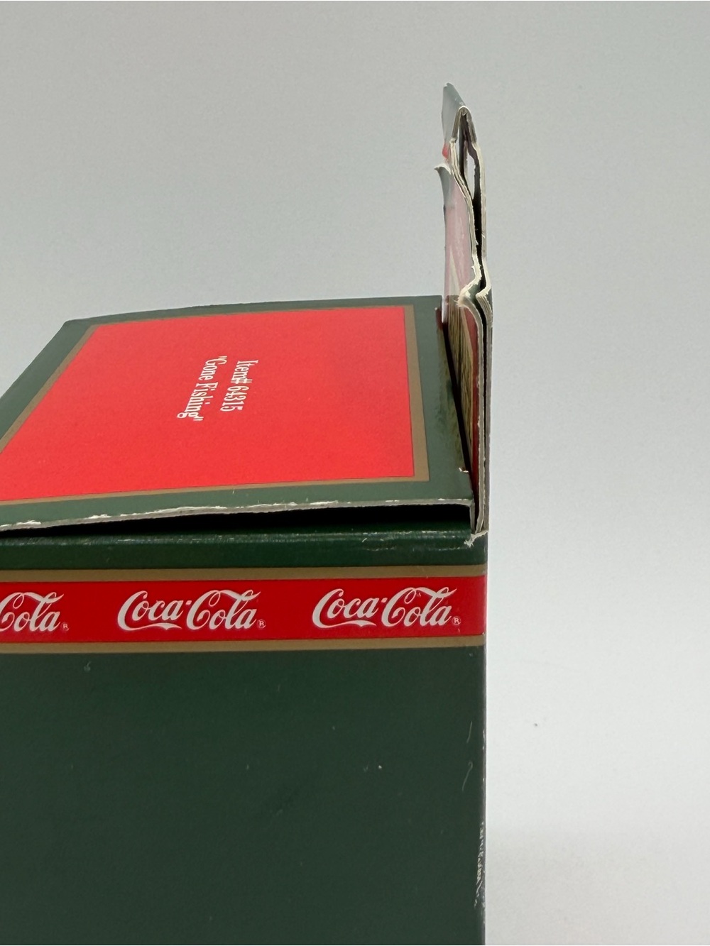 Vintage Coca-Cola Town Square Collection Gone Fishing #64315 - Brand New - Picture 8 of 10
